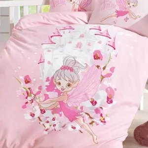 Parure Copripiumino BabyDream Puro Cotone Naturale Fairy - Daunex