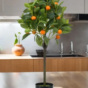 Pianta artificiale di arancio - h75cm, Ø12cm