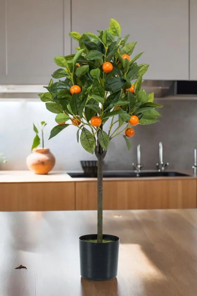 Pianta artificiale di arancio - h75cm, Ø12cm
