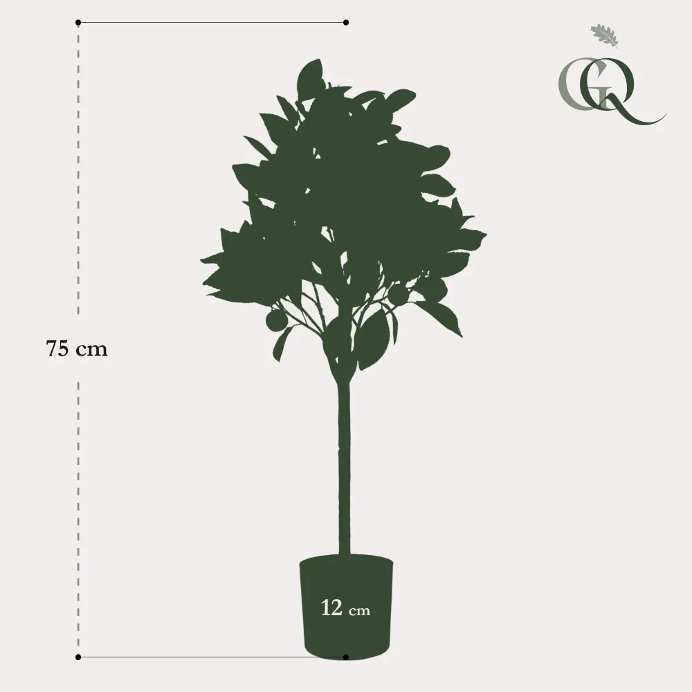 Pianta artificiale di arancio - h75cm, Ø12cm