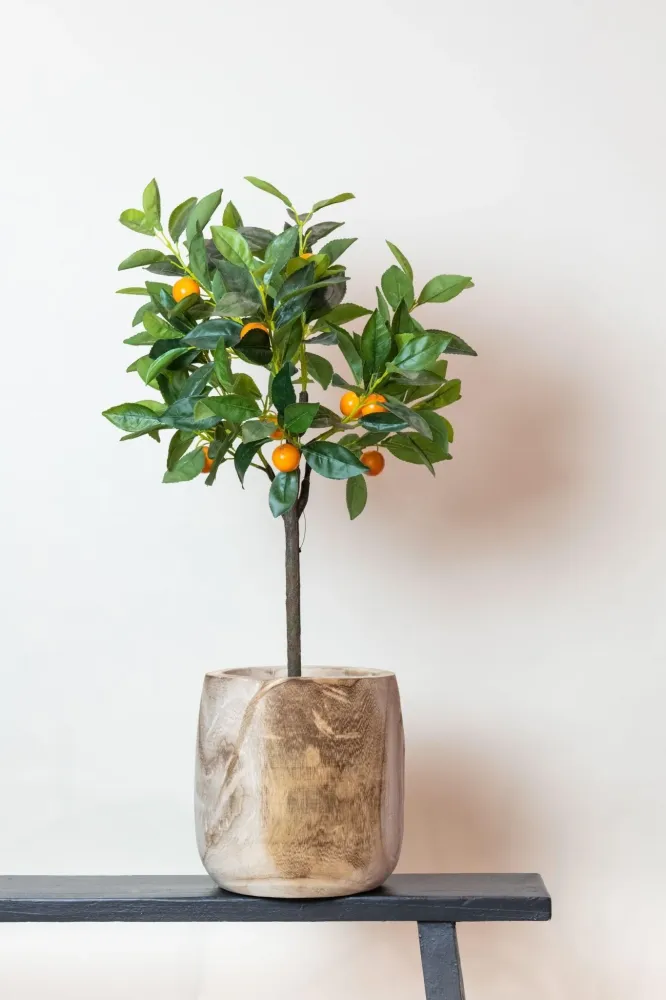 Pianta artificiale di arancio - h75cm, Ø12cm