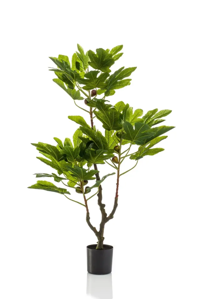 Pianta artificiale di fico h95cm, Ø12cm