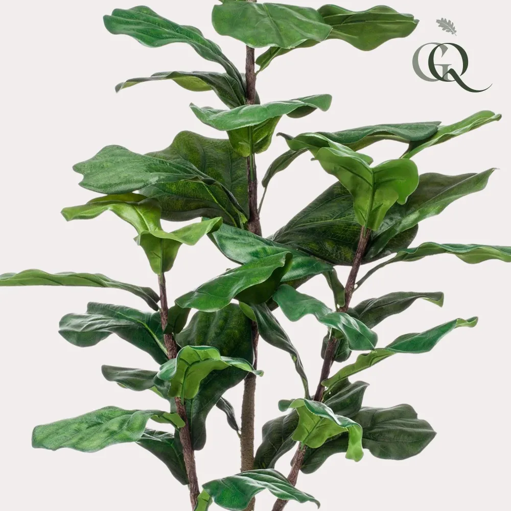 Pianta artificiale Ficus Lyrata h125cm, Ø14cm