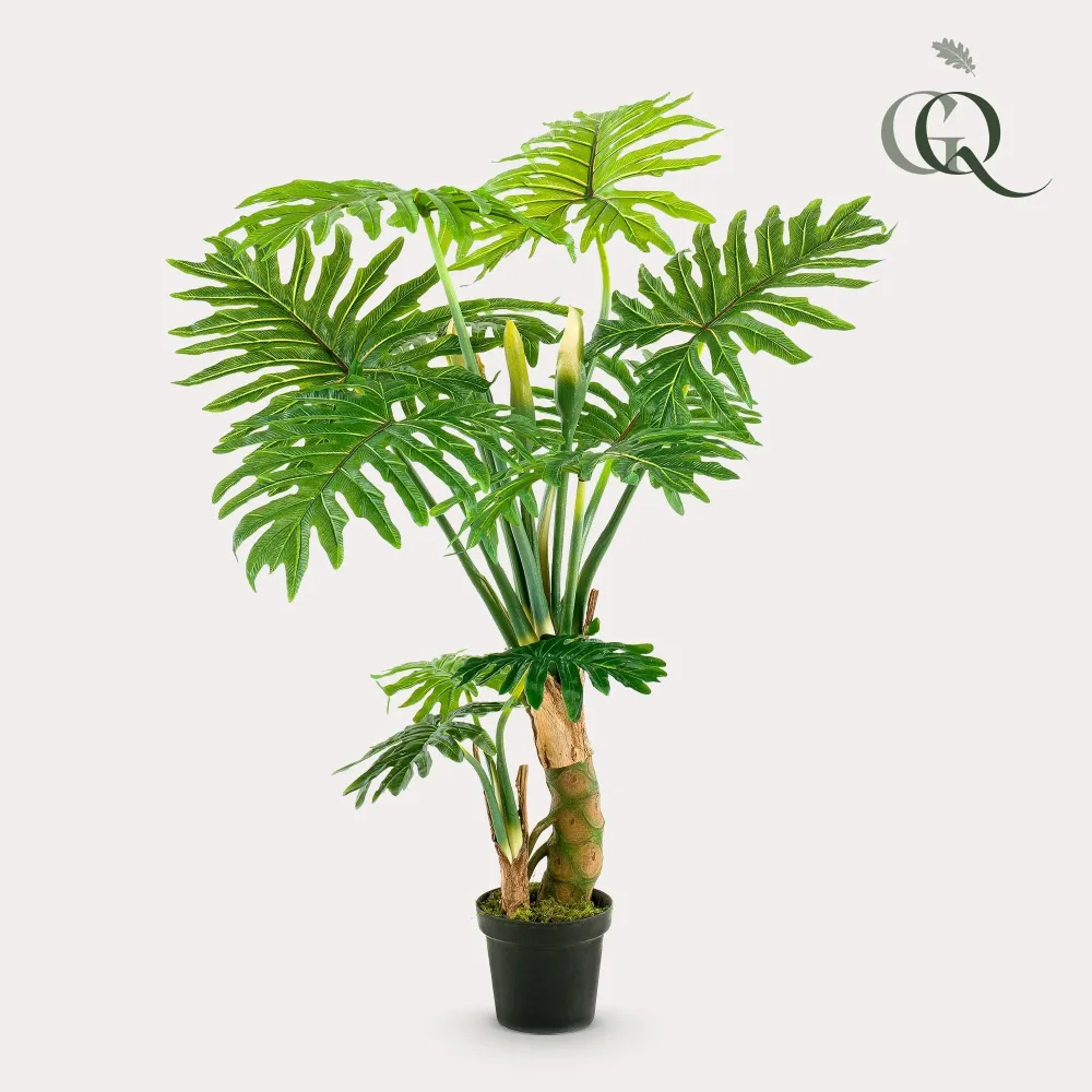 Pianta artificiale filodendro - h130cm, Ø14cm