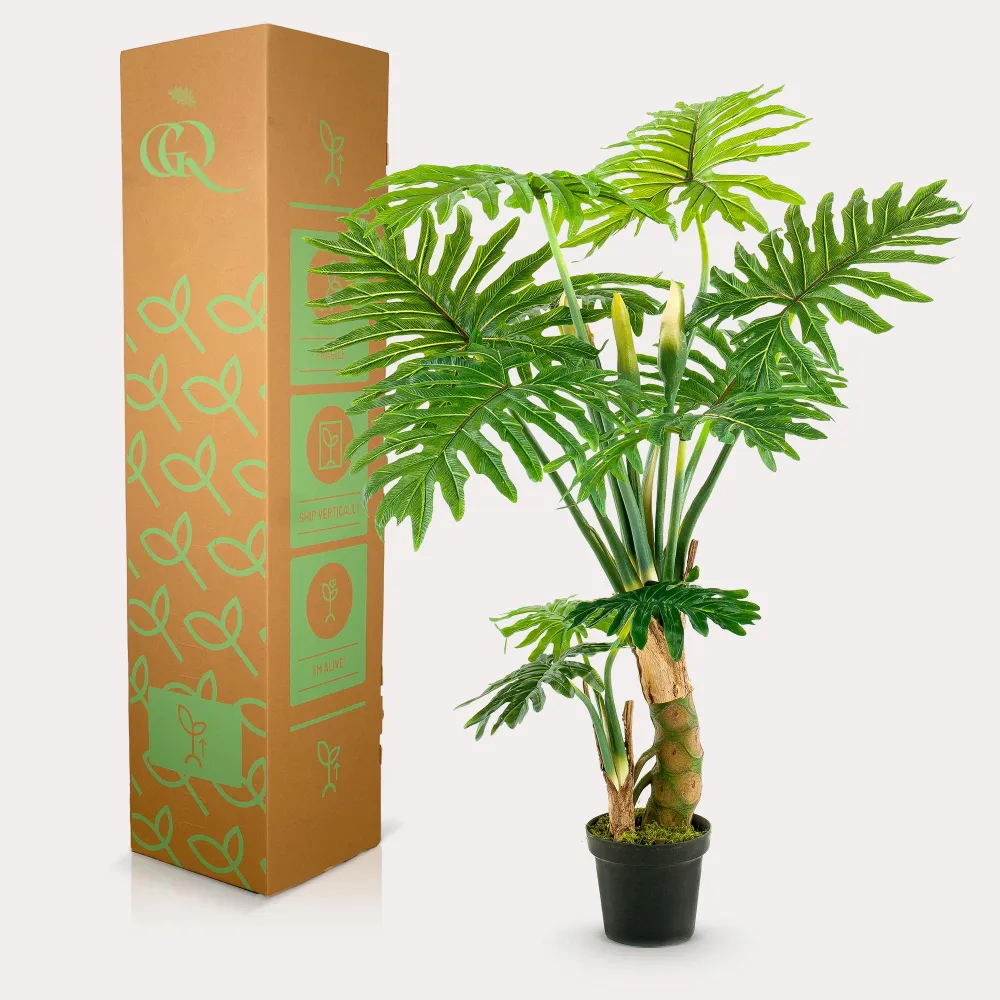 Pianta artificiale filodendro - h130cm, Ø14cm