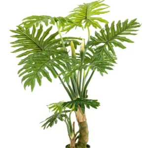 Pianta artificiale filodendro - h130cm, Ø14cm