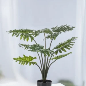 Pianta artificiale filodendro - h77cm, Ø12cm