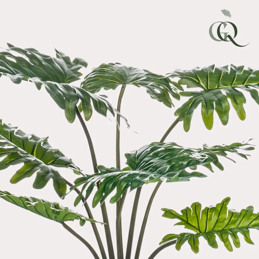 Pianta artificiale filodendro - h77cm, Ø12cm