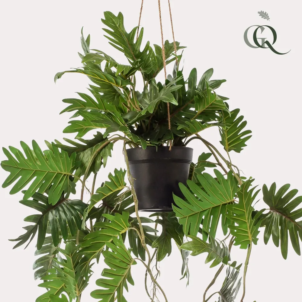 Pianta artificiale filodendro - h80cm, Ø18cm