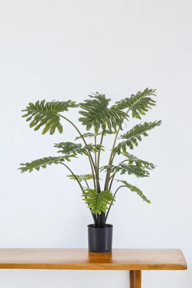 Pianta artificiale filodendro - h98cm, Ø9cm