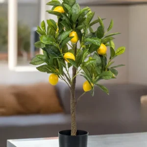 Pianta artificiale di limone - h72cm, Ø12cm