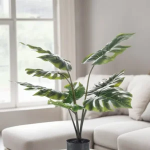 Pianta artificiale Monstera Deliciosa - h85cm, Ø12cm