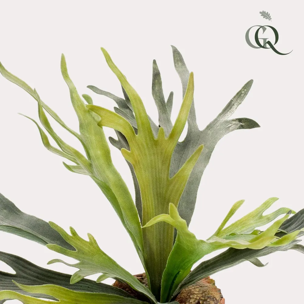Pianta artificiale di platycerium - h50cm, Ø15cm
