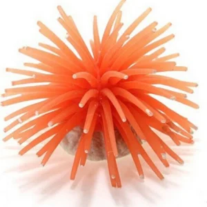 Pianta Finta Corallo Silicone Arancione Artificiale Per Decorazioni Acquario