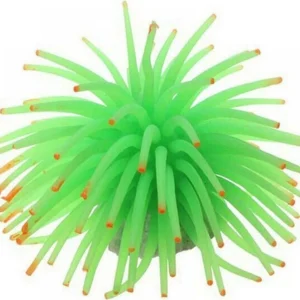 Pianta Finta Corallo Silicone Color Verde Artificiale Per Decorazioni Acquario