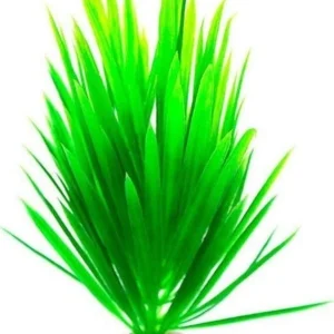 Pianta Piantina Artificiale Per Acquario Piante Finte Plastica Verde Punta