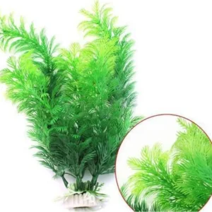 Pianta 30 Cm Piantina Artificiale Per Acquario Piante Finte Plastica Addobbi