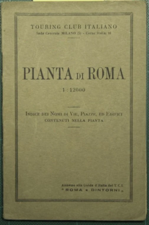 Pianta di Roma 1:12000