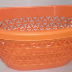 PICA - CESTA PORTABIANCHERIA CON FORI - COLORE ARANCIONE