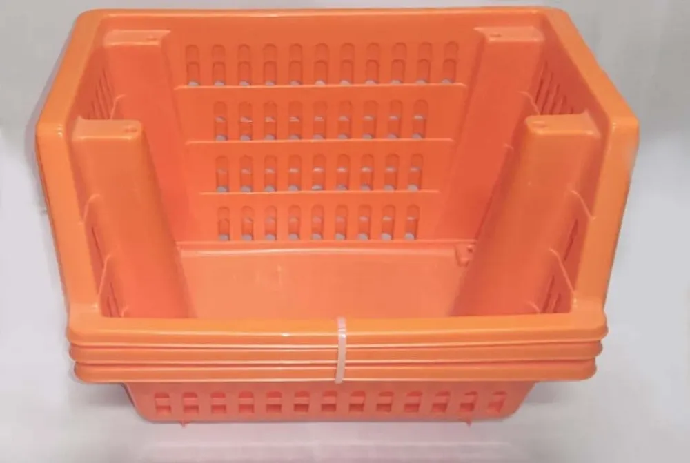 PICA - 3 PEZZI - VASCHETTE MULTIUSO COMPONIBILI - COLORE ARANCIONE