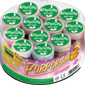 Porporina glitter - 15gr - colori assortiti - Lebez - conf. 12 tubi