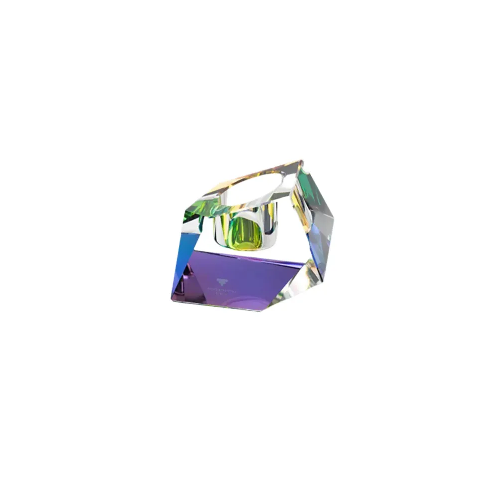 Portacandela cristallo effetto arcobaleno – Rainbow Tealight