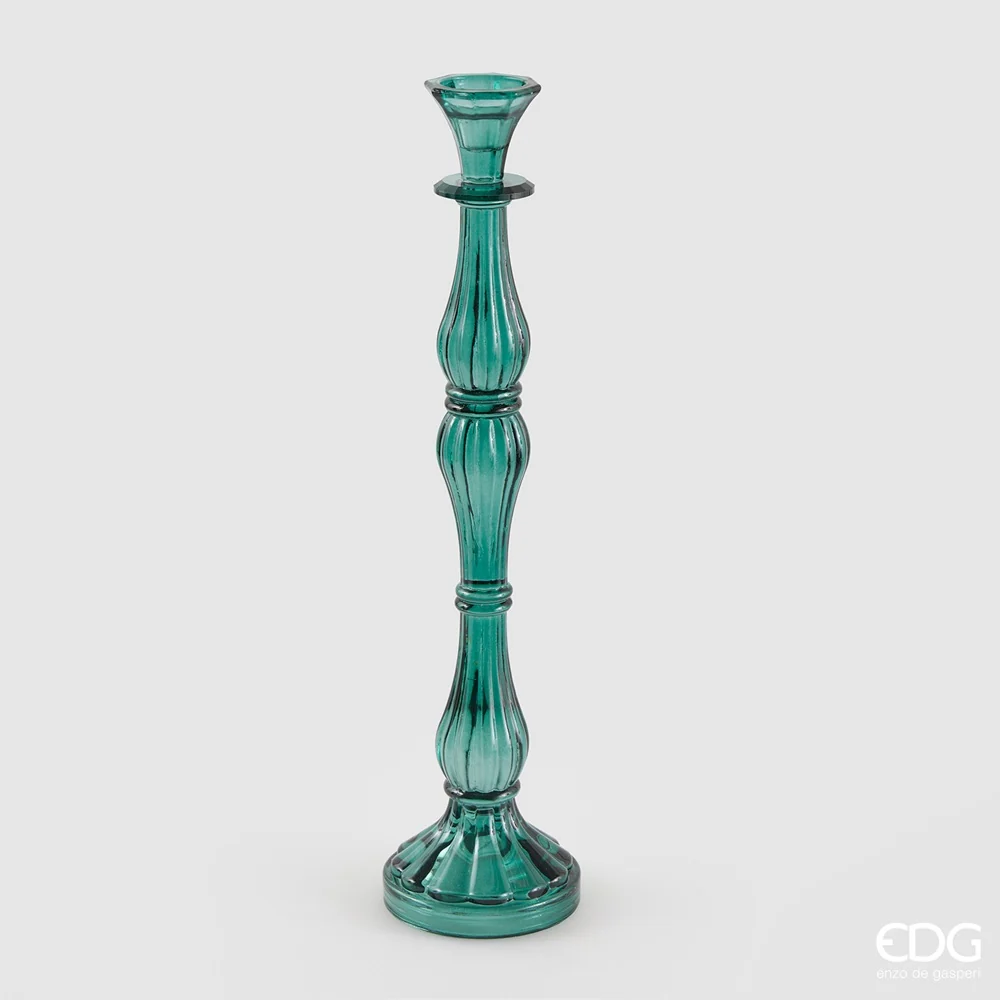 Portacandela Crystal EDG h. 41 cm.