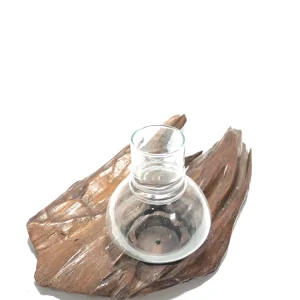 Portacandela legno indonesiano