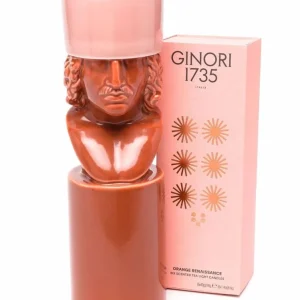 PORTACANDELA IL LETTERATO RED CLAY