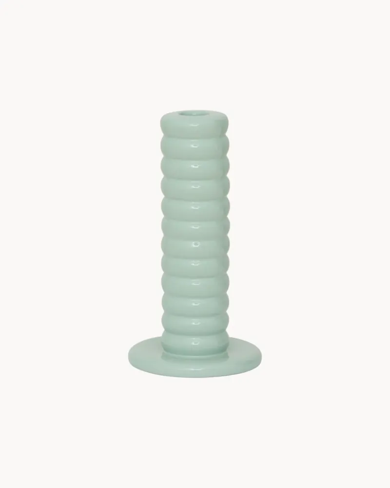Portacandele ceramica fatto mano Tebongo