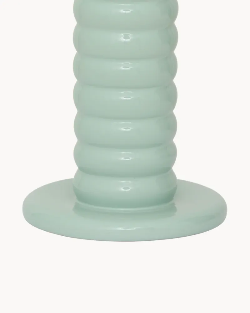 Portacandele ceramica fatto mano Tebongo
