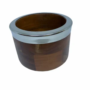 Portacandele legno 8 cm altezza