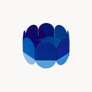 Portafrutta metallo fatto mano Wave