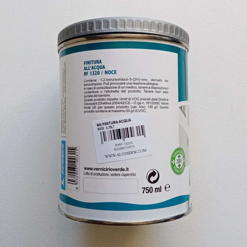 Renner RF 1320 750ml finitura acqua noce semilucida