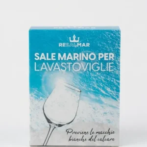Resalmar Sale Marino per Lavastoviglie 1 kg | Additivo Anti-Calcare per Piatti Brillanti | Sale Purificato ad Alta Solubilità