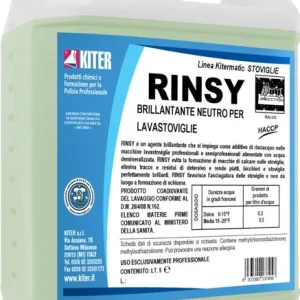 RINSY - Brillantante neutro per lavastoviglie
