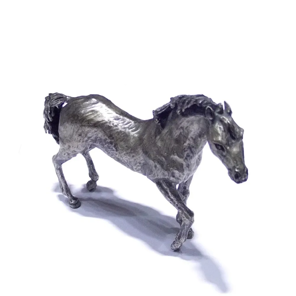 Roselli Argenteria statua di cavallo 510,7g argento massiccio 925 /ST001