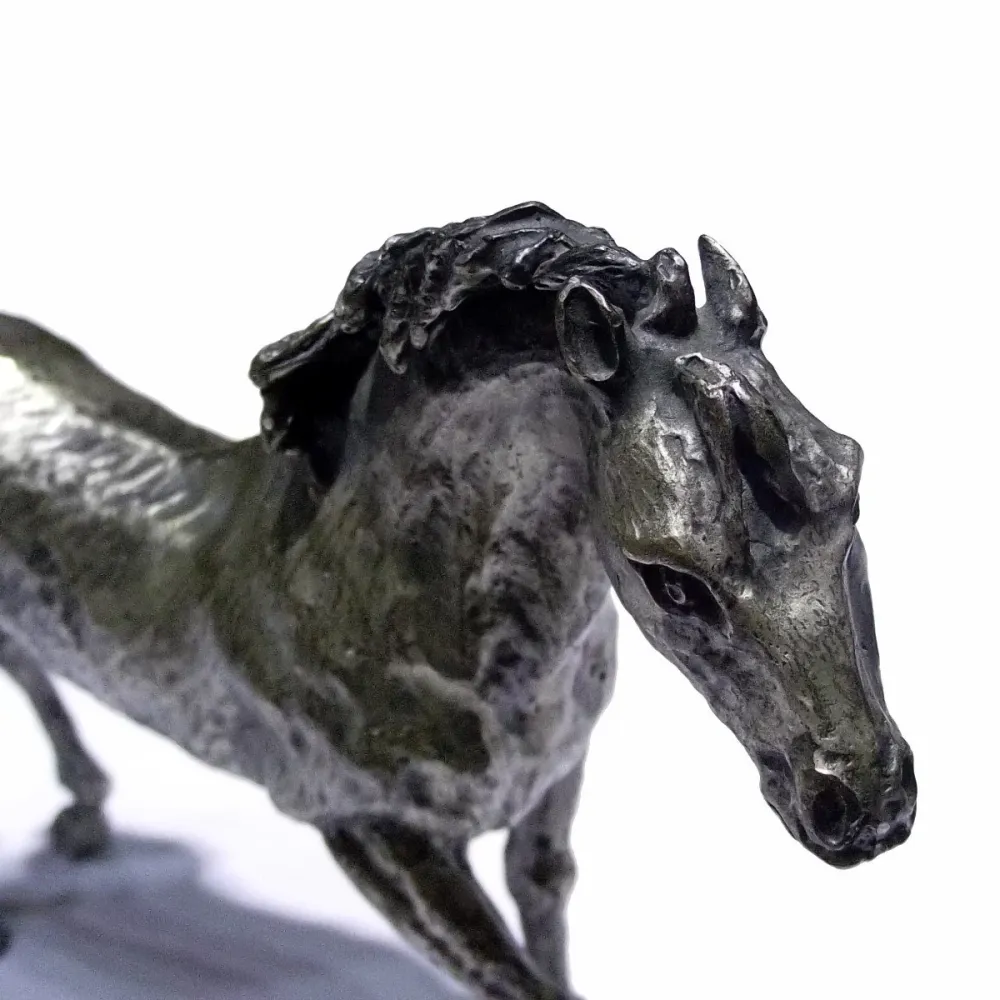 Roselli Argenteria statua di cavallo 510,7g argento massiccio 925 /ST001