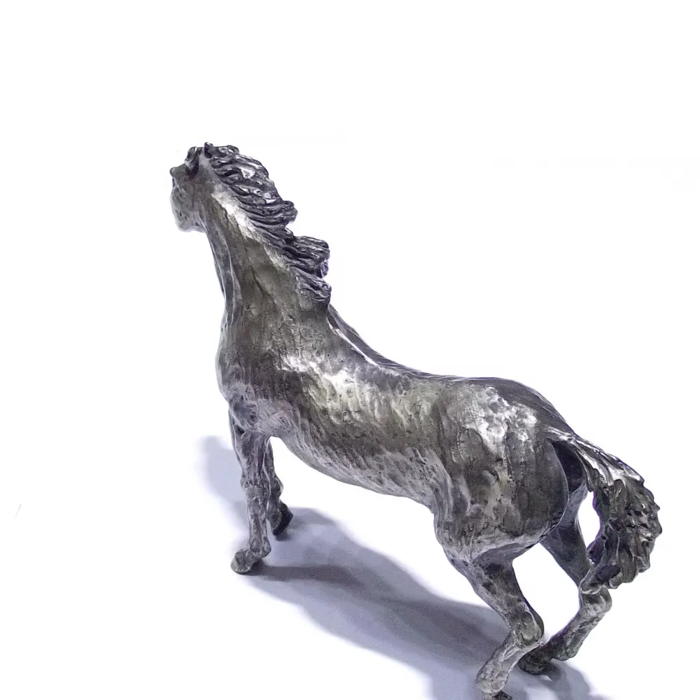 Roselli Argenteria statua di cavallo 510,7g argento massiccio 925 /ST001