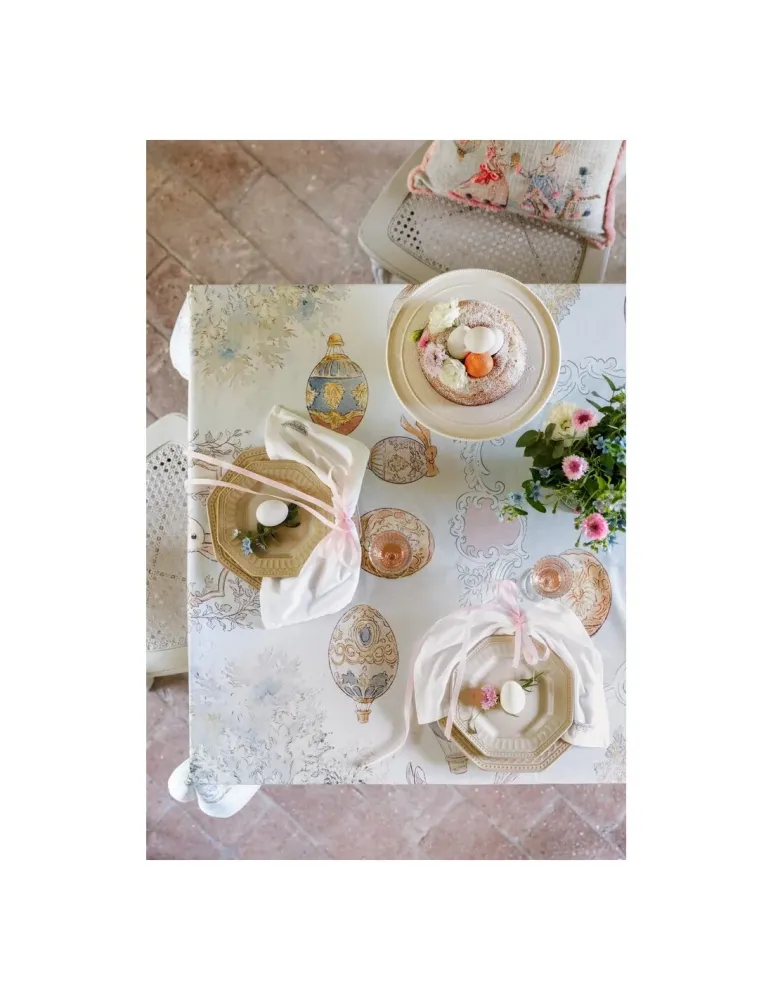 Runner Blanc Marico' Rococo Collection