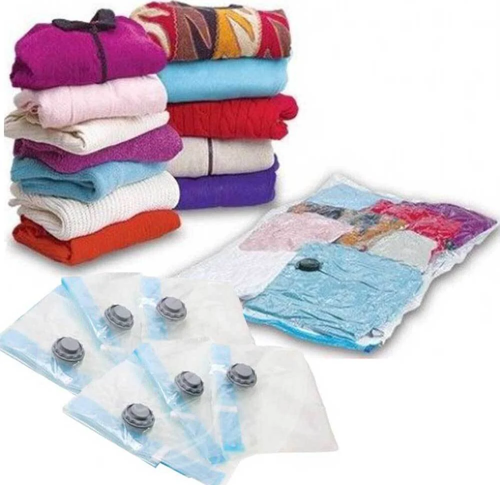 Sacchetti Buste Sottovuoto 70x100 Cm Salva Spazio Per Abiti Lenzuolo Biancheria