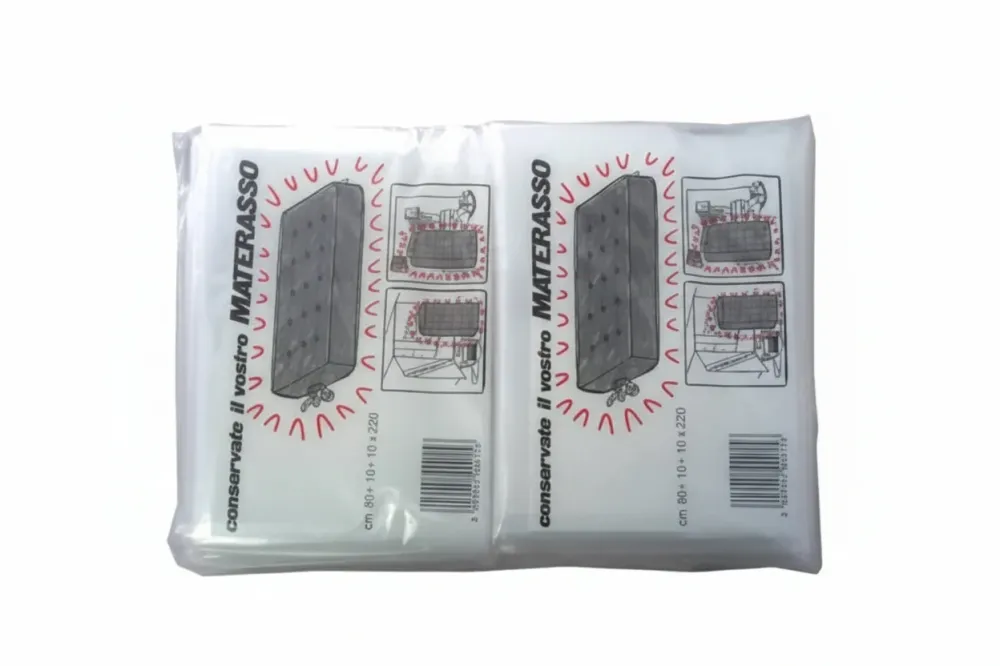 Sacco Coprimaterasso Neutro- - Cm.80+10+10X220 Gr.142 - 20 Confezione Cp