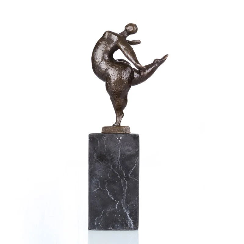 Scultura bronzo Statua della bilancia bronzo 28 cm