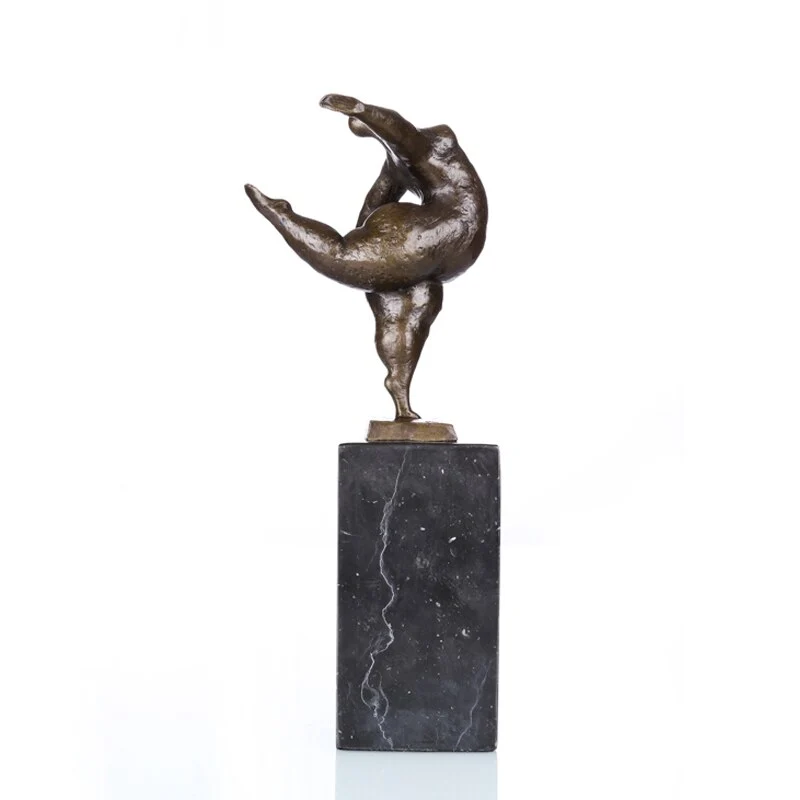 Scultura bronzo Statua della bilancia bronzo 28 cm