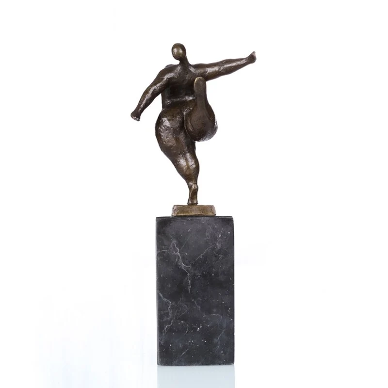 Scultura bronzo Statua della bilancia bronzo 28 cm