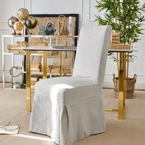 Sedia sfoderabile tessuto White and Beige