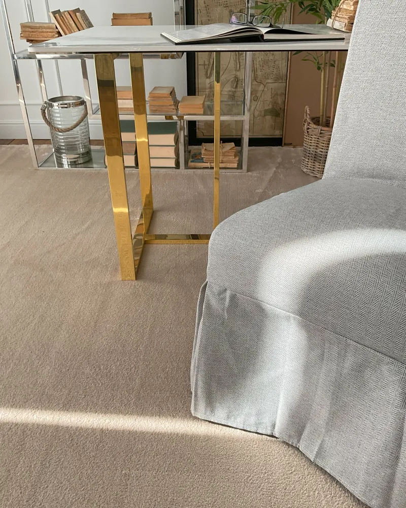 Sedia sfoderabile tessuto White and Beige