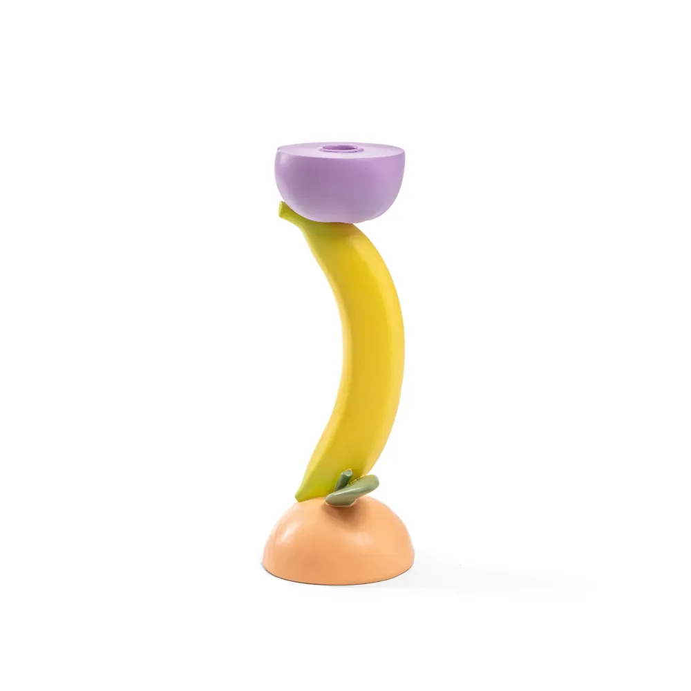 Seletti Candeliere Vitamin Banana – Portacandele design resina