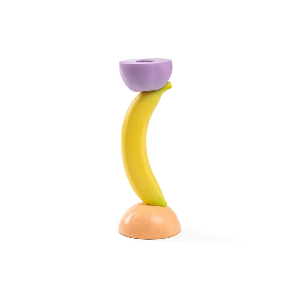 Seletti Candeliere Vitamin Banana – Portacandele design resina