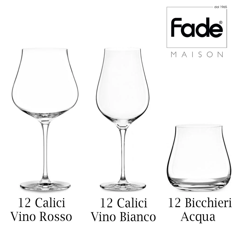 Servizio Bicchieri Fade Maison mod.Limosa
